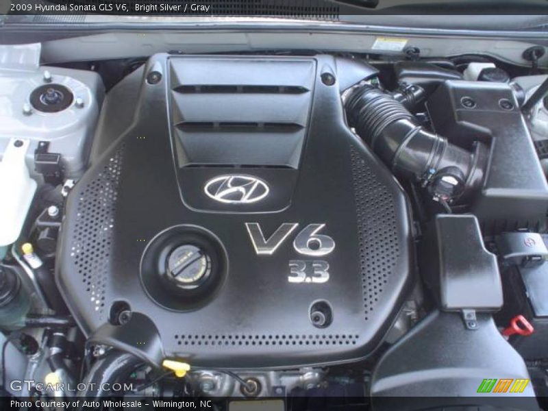 Bright Silver / Gray 2009 Hyundai Sonata GLS V6