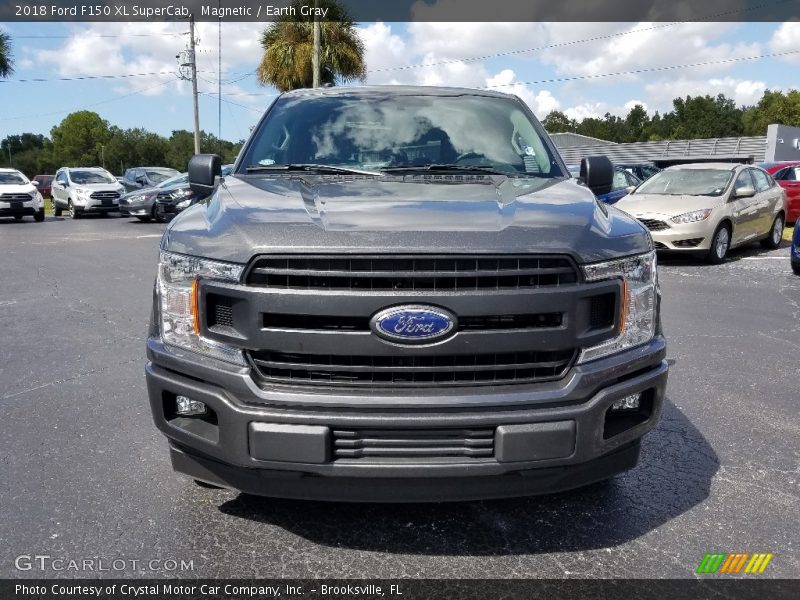 Magnetic / Earth Gray 2018 Ford F150 XL SuperCab