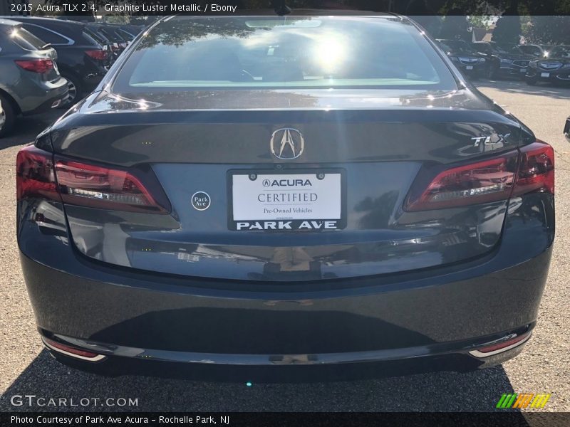 Graphite Luster Metallic / Ebony 2015 Acura TLX 2.4