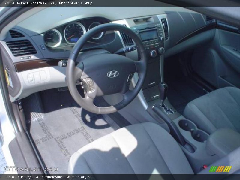 Bright Silver / Gray 2009 Hyundai Sonata GLS V6
