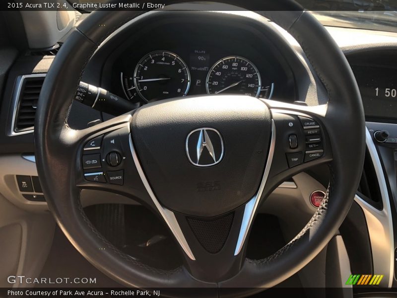 Graphite Luster Metallic / Ebony 2015 Acura TLX 2.4