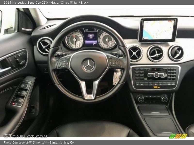 Cirrus White / Black 2015 Mercedes-Benz GLA 250 4Matic