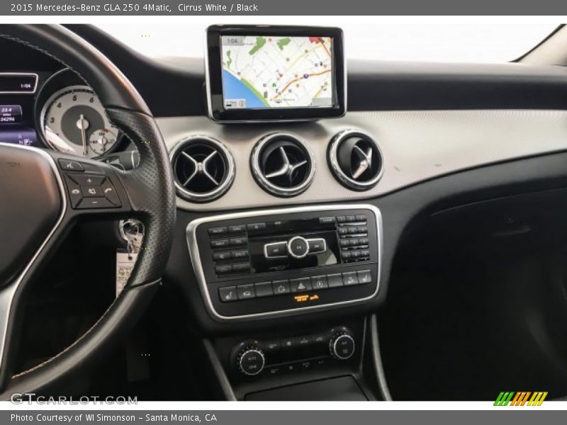 Cirrus White / Black 2015 Mercedes-Benz GLA 250 4Matic