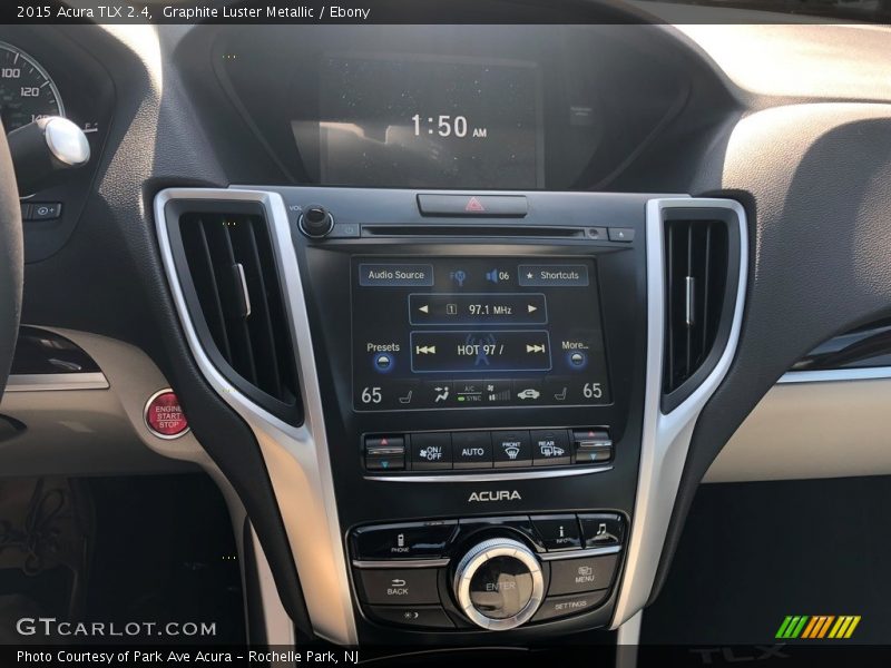 Graphite Luster Metallic / Ebony 2015 Acura TLX 2.4