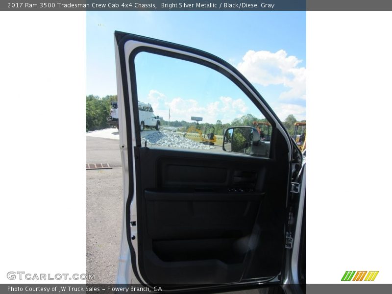 Bright Silver Metallic / Black/Diesel Gray 2017 Ram 3500 Tradesman Crew Cab 4x4 Chassis