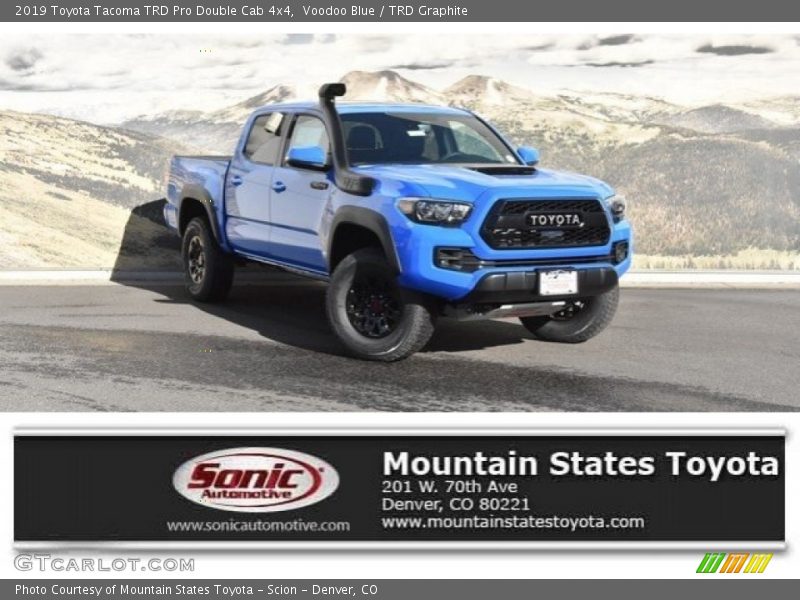 Front 3/4 View of 2019 Tacoma TRD Pro Double Cab 4x4