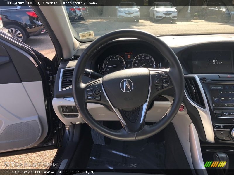Graphite Luster Metallic / Ebony 2015 Acura TLX 2.4