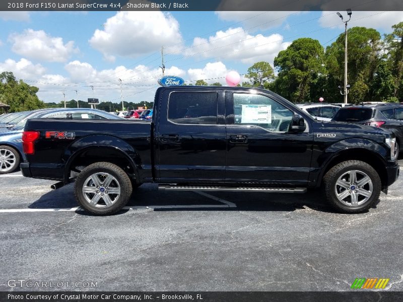 Shadow Black / Black 2018 Ford F150 Lariat SuperCrew 4x4