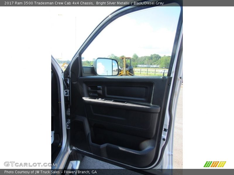 Bright Silver Metallic / Black/Diesel Gray 2017 Ram 3500 Tradesman Crew Cab 4x4 Chassis