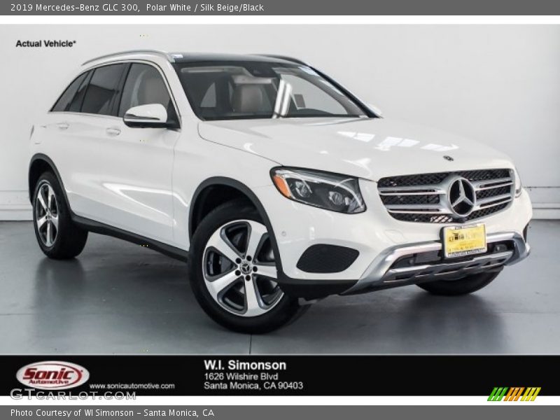 Polar White / Silk Beige/Black 2019 Mercedes-Benz GLC 300