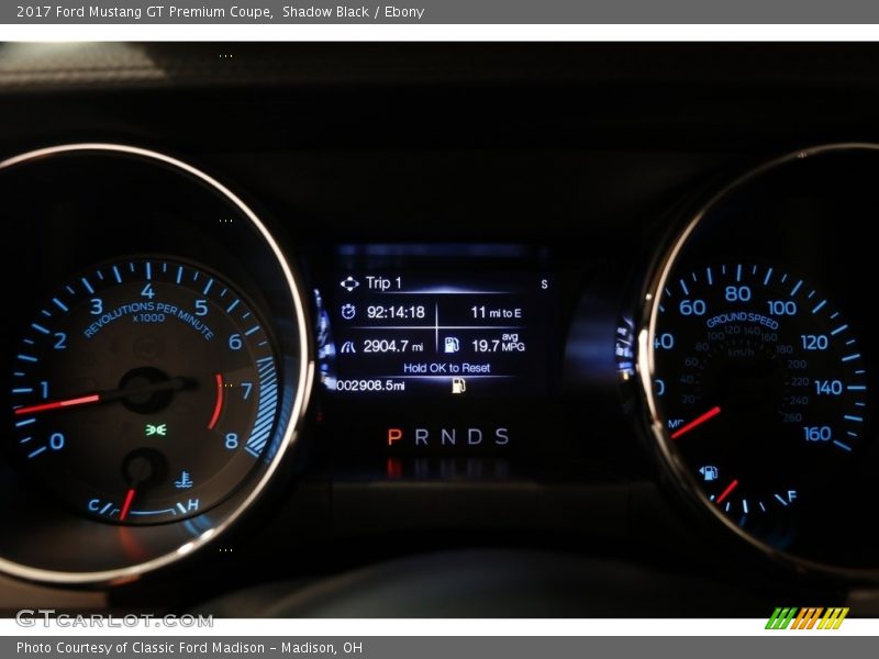  2017 Mustang GT Premium Coupe GT Premium Coupe Gauges