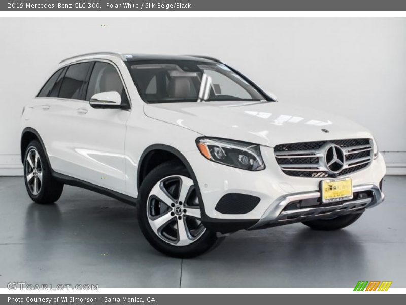Polar White / Silk Beige/Black 2019 Mercedes-Benz GLC 300