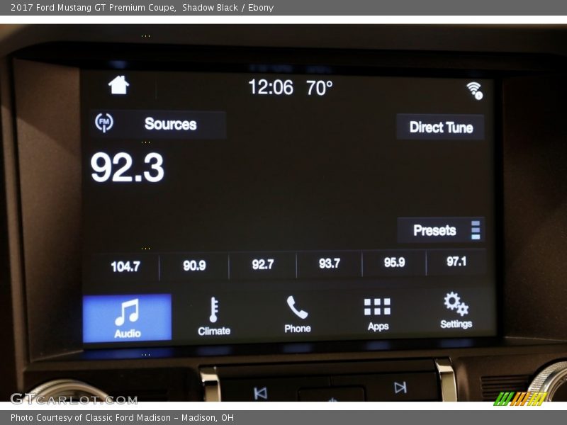 Controls of 2017 Mustang GT Premium Coupe