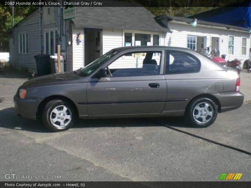 Charcoal Gray / Gray 2002 Hyundai Accent L Coupe