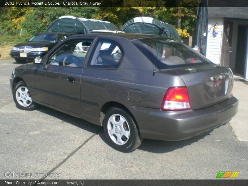Charcoal Gray / Gray 2002 Hyundai Accent L Coupe