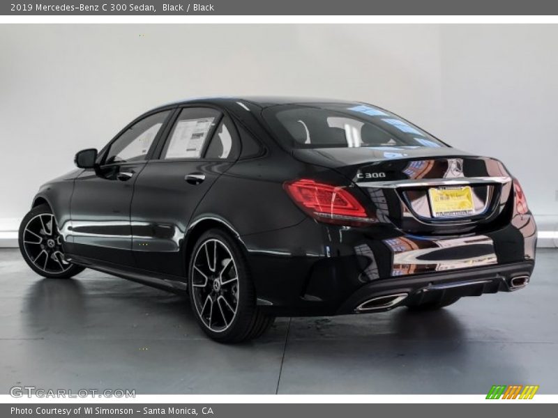 Black / Black 2019 Mercedes-Benz C 300 Sedan