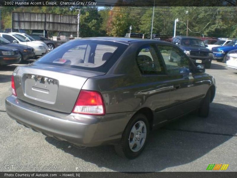 Charcoal Gray / Gray 2002 Hyundai Accent L Coupe