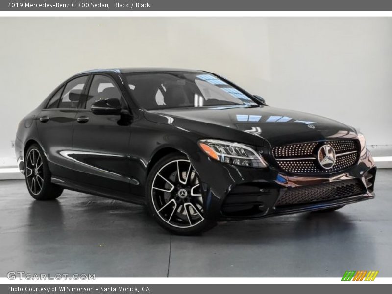 Black / Black 2019 Mercedes-Benz C 300 Sedan