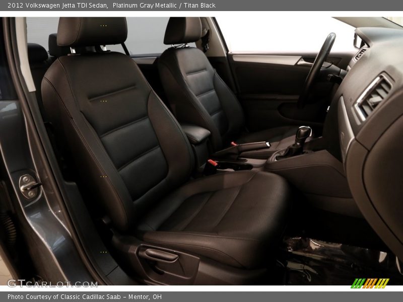 Platinum Gray Metallic / Titan Black 2012 Volkswagen Jetta TDI Sedan