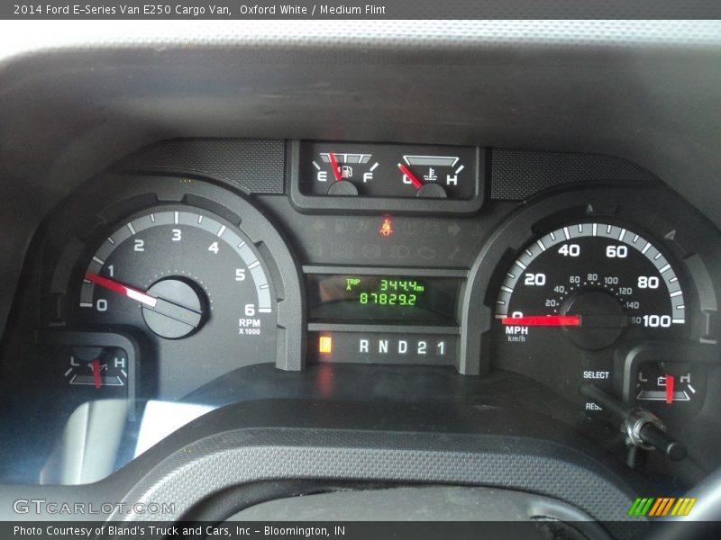 Oxford White / Medium Flint 2014 Ford E-Series Van E250 Cargo Van