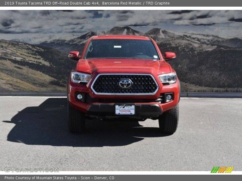 Barcelona Red Metallic / TRD Graphite 2019 Toyota Tacoma TRD Off-Road Double Cab 4x4