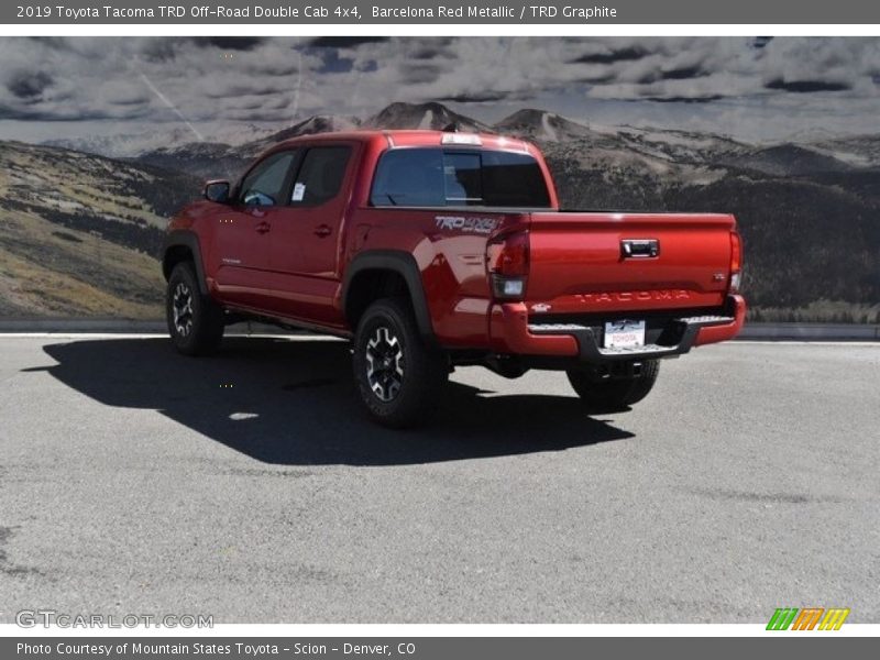Barcelona Red Metallic / TRD Graphite 2019 Toyota Tacoma TRD Off-Road Double Cab 4x4