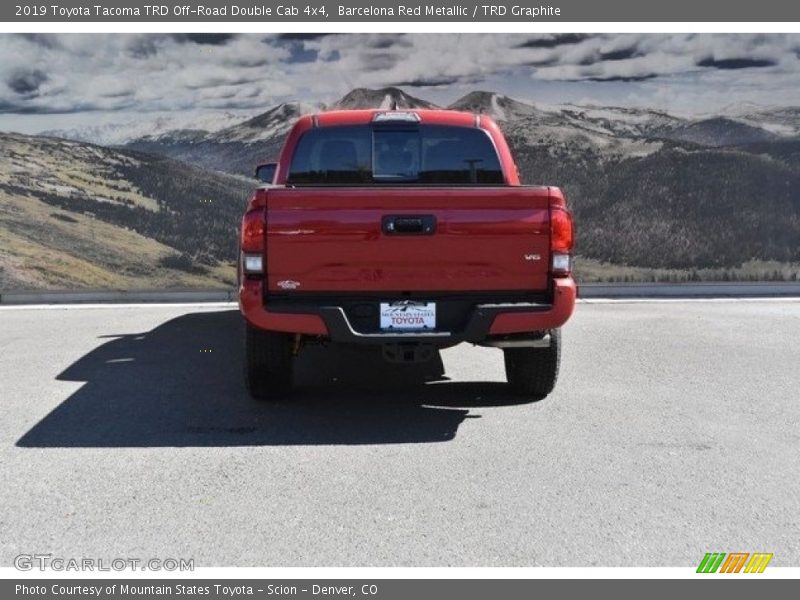 Barcelona Red Metallic / TRD Graphite 2019 Toyota Tacoma TRD Off-Road Double Cab 4x4