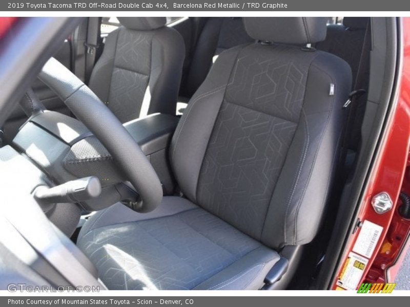 Barcelona Red Metallic / TRD Graphite 2019 Toyota Tacoma TRD Off-Road Double Cab 4x4