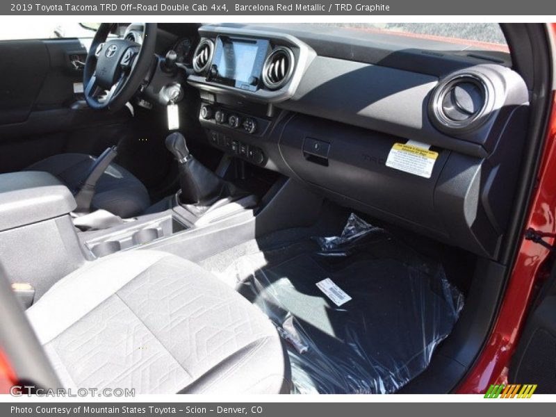Barcelona Red Metallic / TRD Graphite 2019 Toyota Tacoma TRD Off-Road Double Cab 4x4