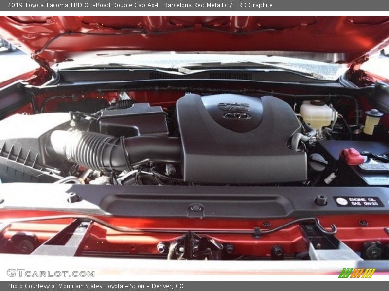 Barcelona Red Metallic / TRD Graphite 2019 Toyota Tacoma TRD Off-Road Double Cab 4x4