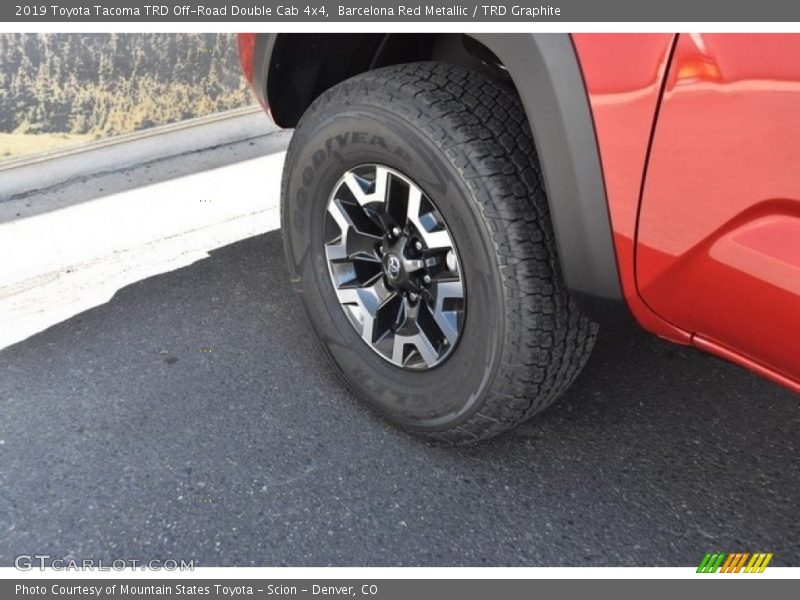 Barcelona Red Metallic / TRD Graphite 2019 Toyota Tacoma TRD Off-Road Double Cab 4x4