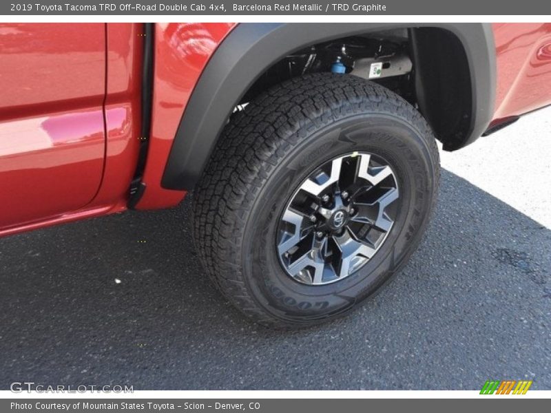 Barcelona Red Metallic / TRD Graphite 2019 Toyota Tacoma TRD Off-Road Double Cab 4x4