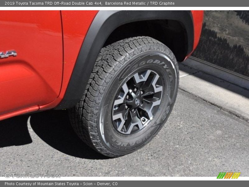 Barcelona Red Metallic / TRD Graphite 2019 Toyota Tacoma TRD Off-Road Double Cab 4x4