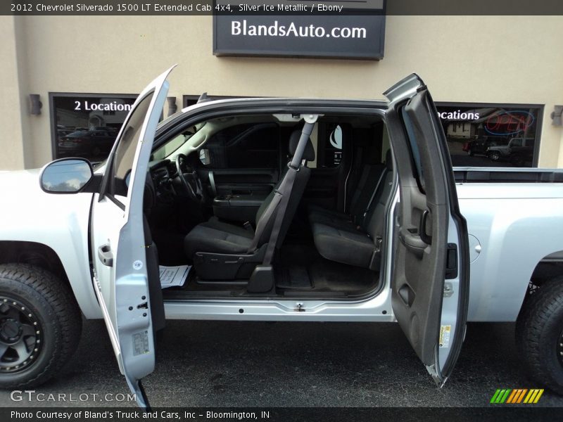 Silver Ice Metallic / Ebony 2012 Chevrolet Silverado 1500 LT Extended Cab 4x4