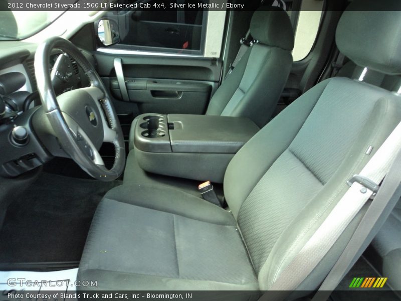 Silver Ice Metallic / Ebony 2012 Chevrolet Silverado 1500 LT Extended Cab 4x4