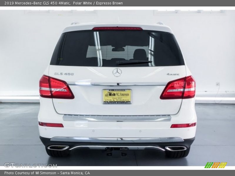 Polar White / Espresso Brown 2019 Mercedes-Benz GLS 450 4Matic