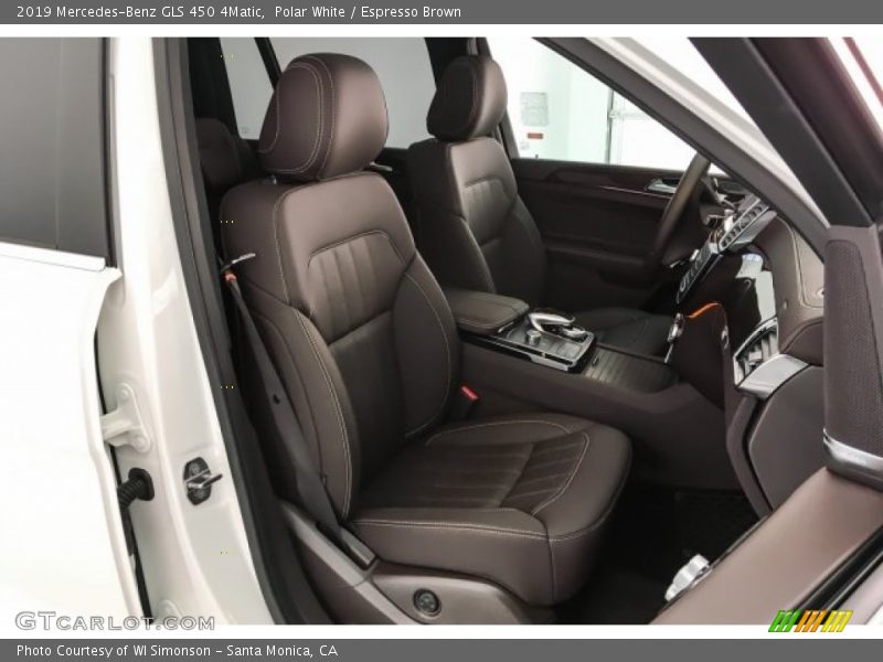 Polar White / Espresso Brown 2019 Mercedes-Benz GLS 450 4Matic