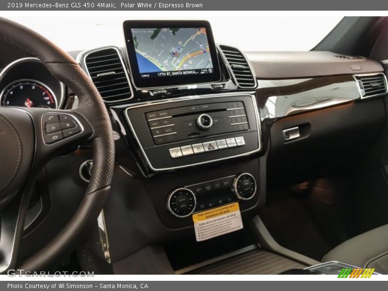 Polar White / Espresso Brown 2019 Mercedes-Benz GLS 450 4Matic