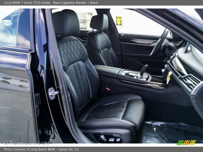 Black Sapphire Metallic / Black 2019 BMW 7 Series 750i Sedan