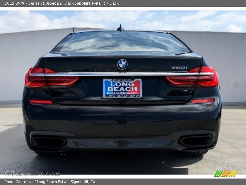 Black Sapphire Metallic / Black 2019 BMW 7 Series 750i Sedan