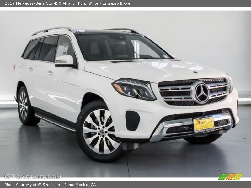 Polar White / Espresso Brown 2019 Mercedes-Benz GLS 450 4Matic