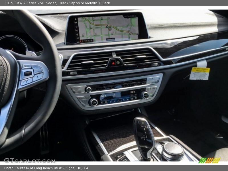 Black Sapphire Metallic / Black 2019 BMW 7 Series 750i Sedan