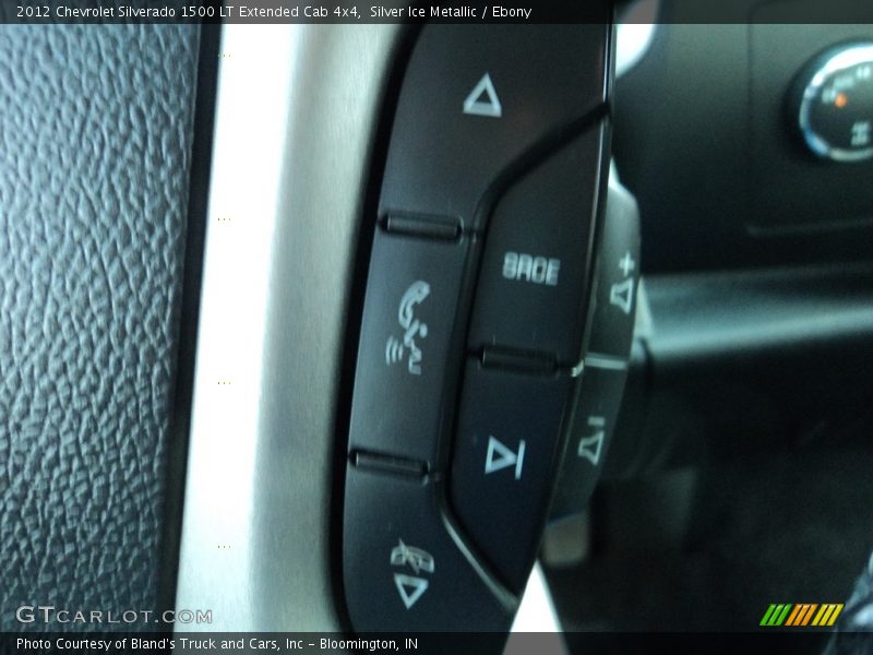 Silver Ice Metallic / Ebony 2012 Chevrolet Silverado 1500 LT Extended Cab 4x4