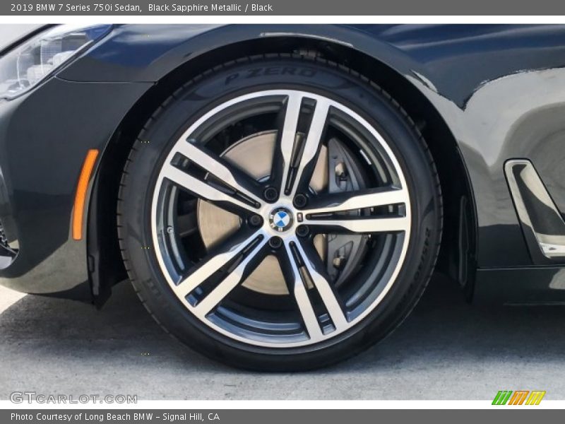 Black Sapphire Metallic / Black 2019 BMW 7 Series 750i Sedan