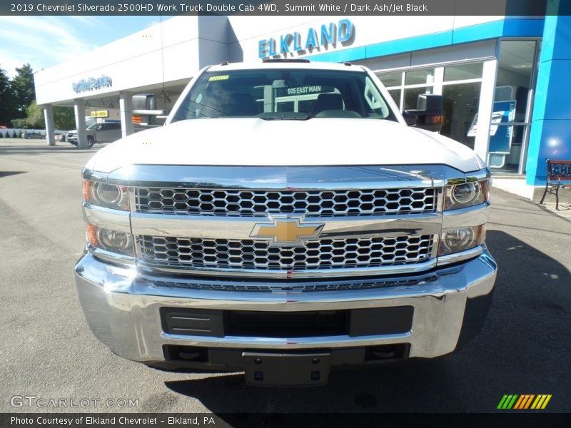 Summit White / Dark Ash/Jet Black 2019 Chevrolet Silverado 2500HD Work Truck Double Cab 4WD