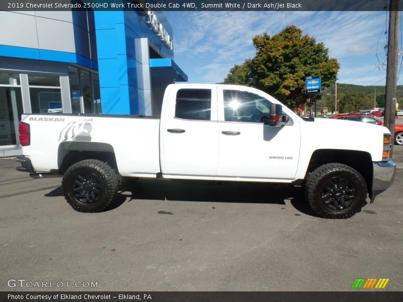 Summit White / Dark Ash/Jet Black 2019 Chevrolet Silverado 2500HD Work Truck Double Cab 4WD