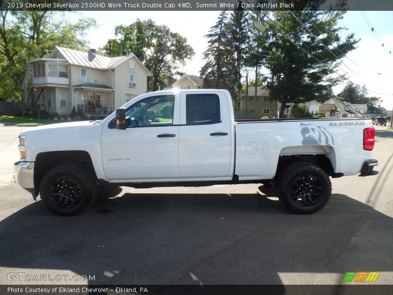 Summit White / Dark Ash/Jet Black 2019 Chevrolet Silverado 2500HD Work Truck Double Cab 4WD