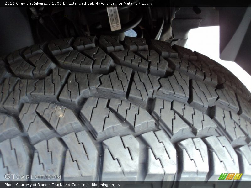 Silver Ice Metallic / Ebony 2012 Chevrolet Silverado 1500 LT Extended Cab 4x4