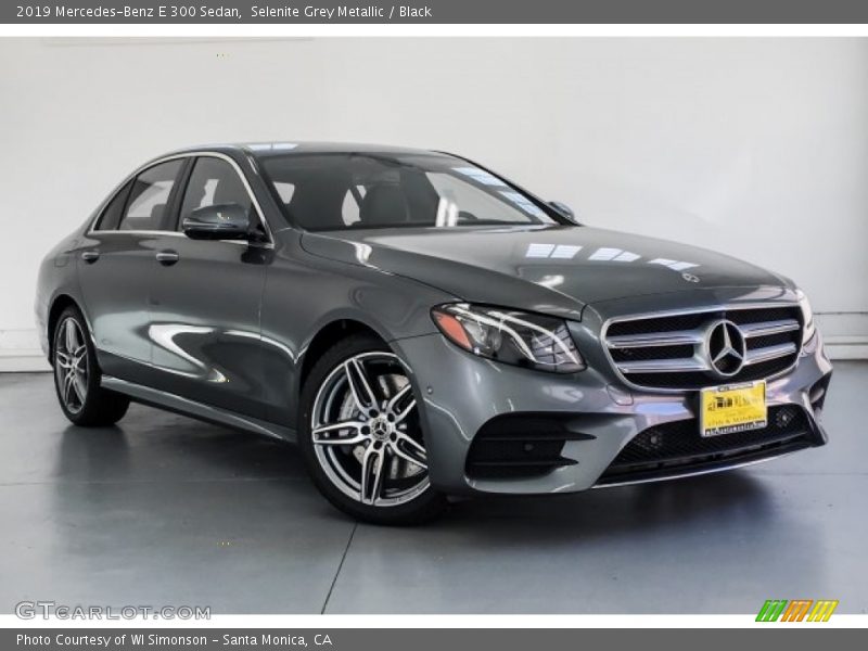Selenite Grey Metallic / Black 2019 Mercedes-Benz E 300 Sedan