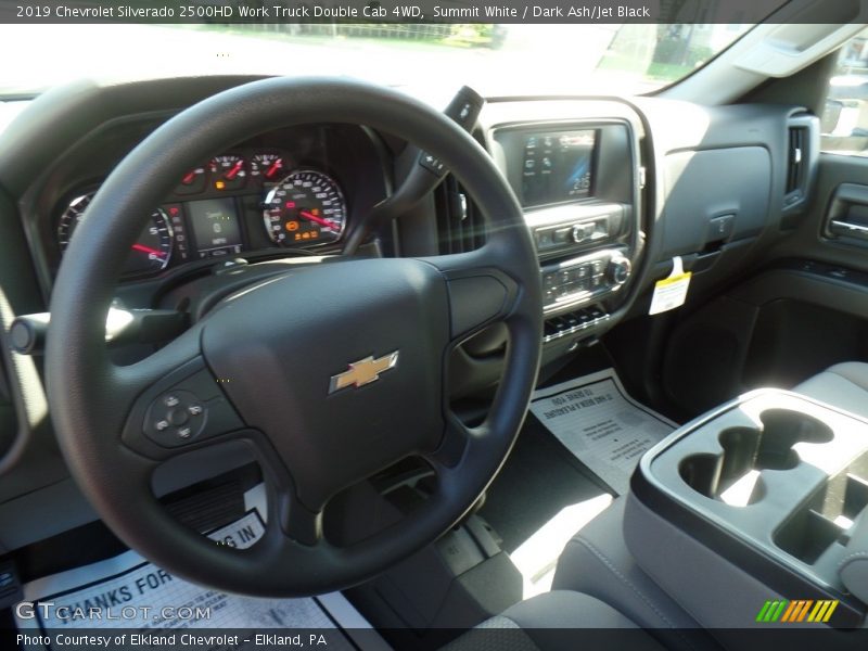 Summit White / Dark Ash/Jet Black 2019 Chevrolet Silverado 2500HD Work Truck Double Cab 4WD